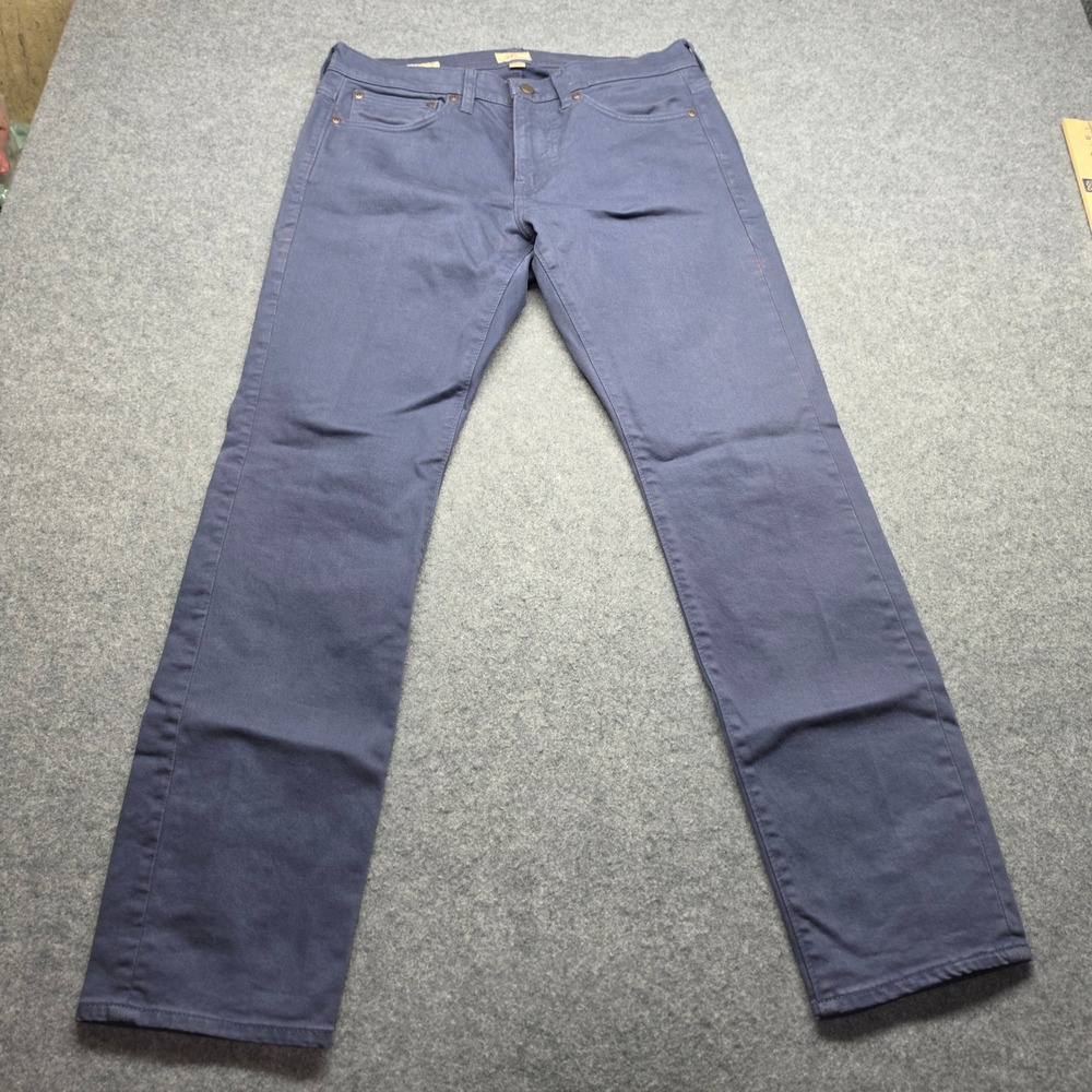 J.Crew 484 Slim Stretch Chino Pants Mens 31x30 Slate Blue Tapered Leg 5 Pocket